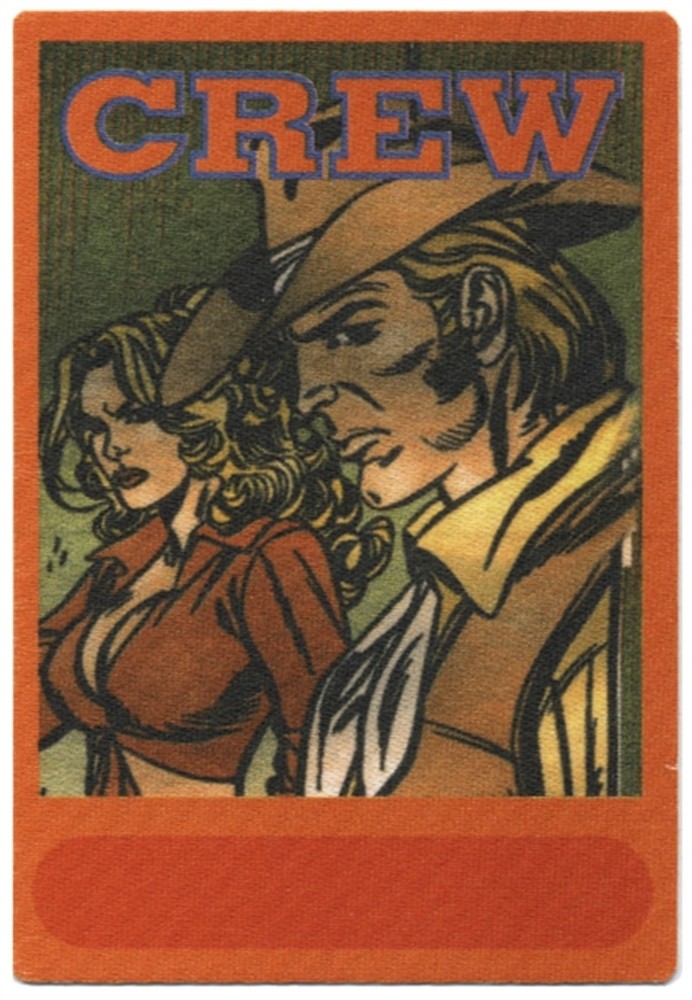 Bob Dylan 2000 concert tour Working Crew Backstage Pass