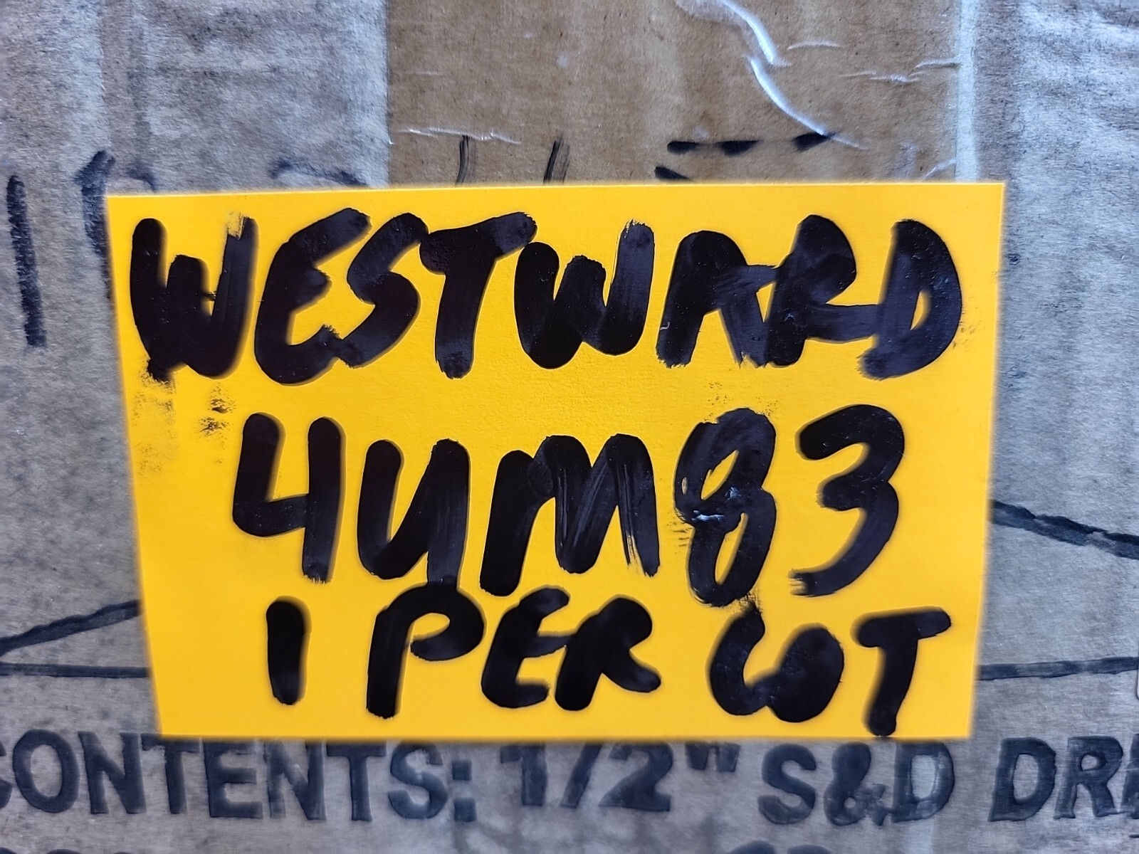 Westward 4UM83 57/64" Reduced Shank Drill Bit High Speed Steel 2 Flute