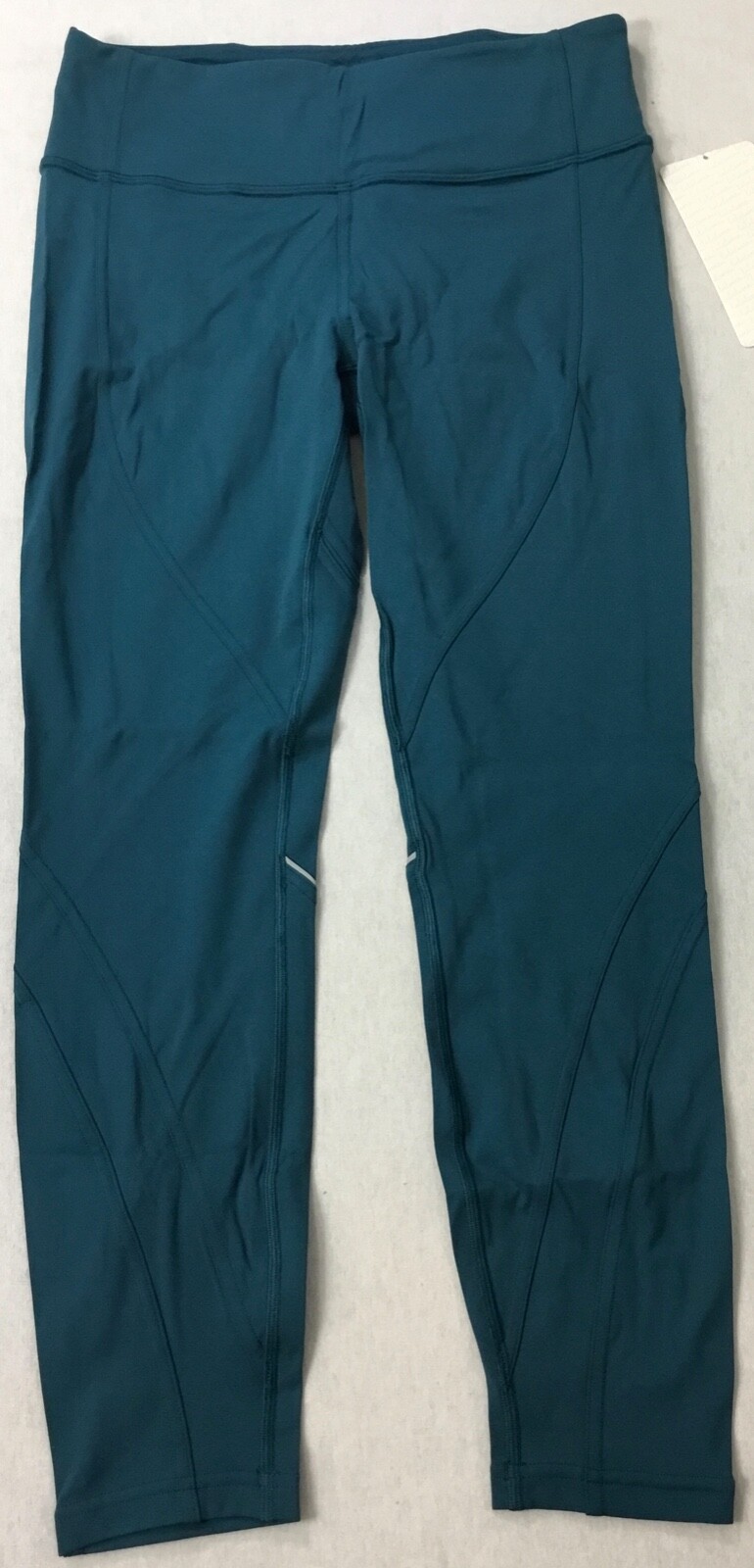 Lululemon Chasing Miles Tight 7/8 Tight LW5AXRS NULUX DKUB Green Size 10 NWOT