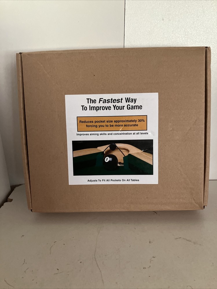 Billiard Pool Table Pockets for Table Set of 6 Plastic Web Pockets