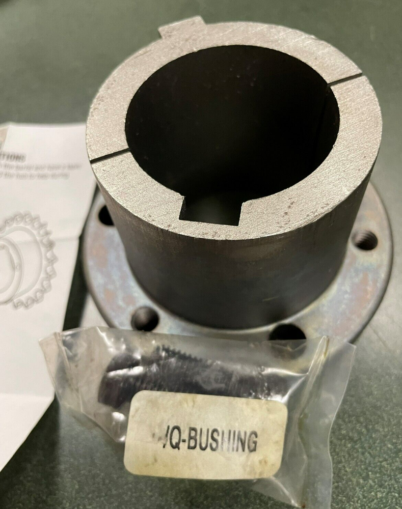 Martin Q12 MST Bushing, Split, Tapered, Keyed, Solid Flange (NIB)
