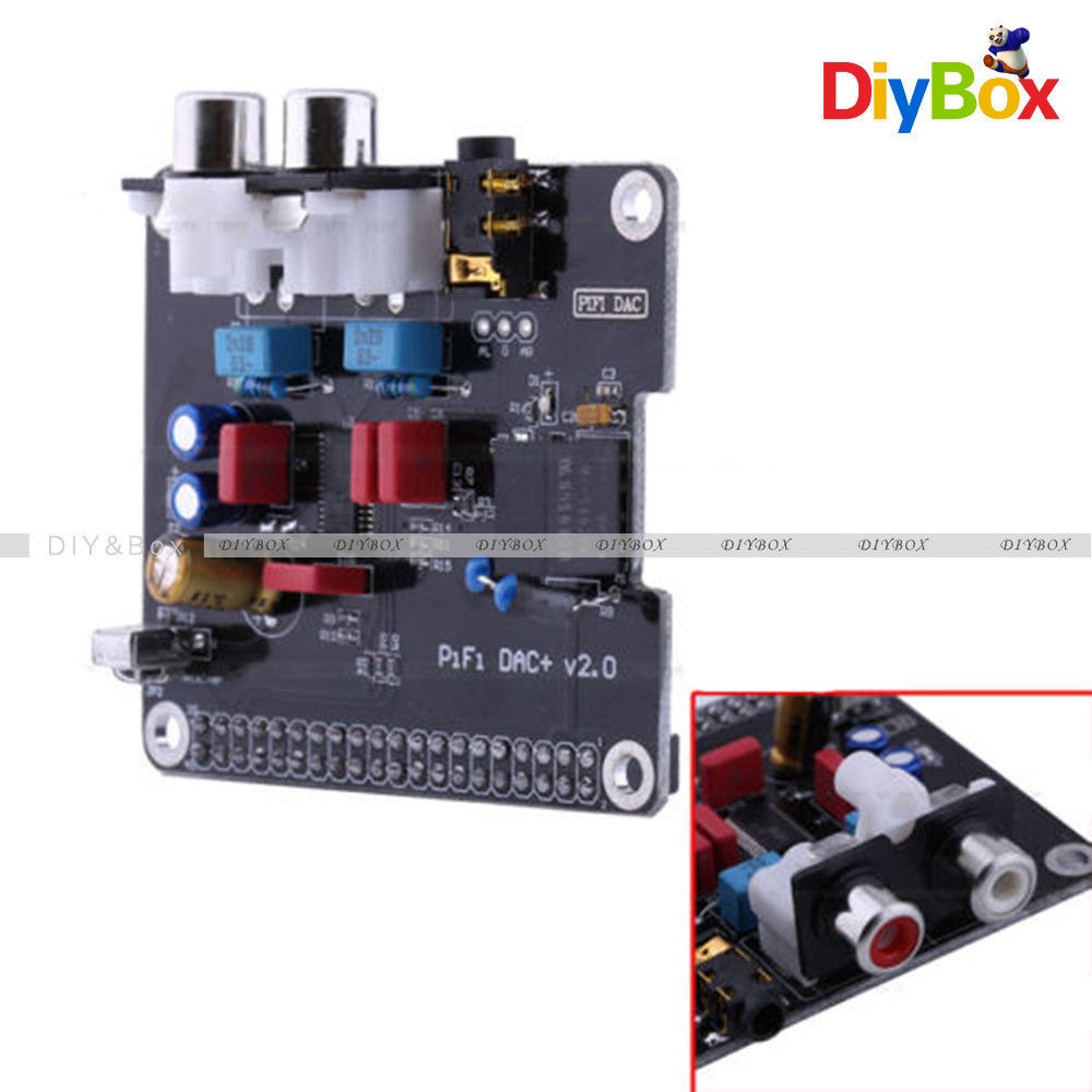 DAC+ HIFI DAC Audio Sound Card Module I2S interface for Raspberry pi 3 2 B B+