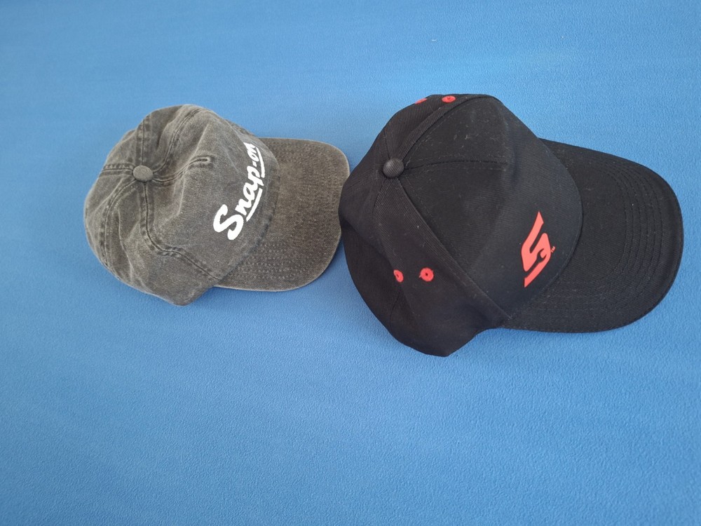 2x Snap On Baseball Caps