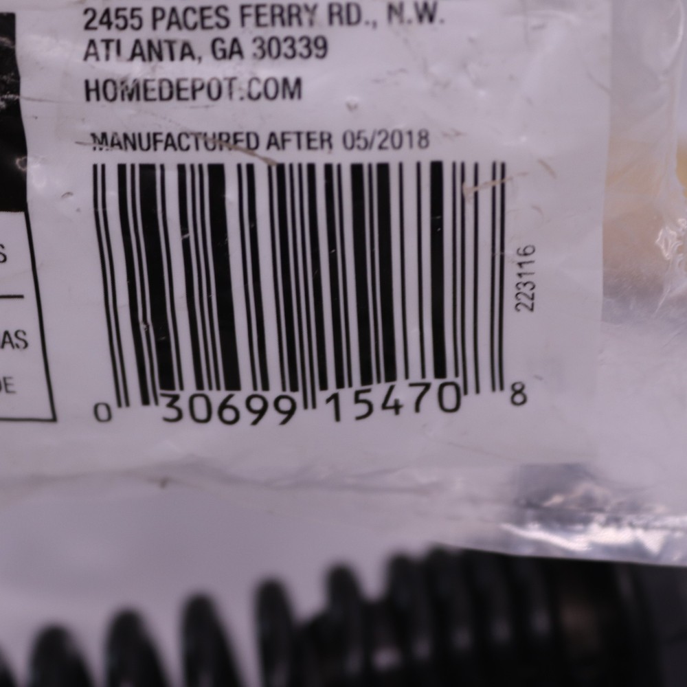 Everbilt 11 in. Black Gate Spring