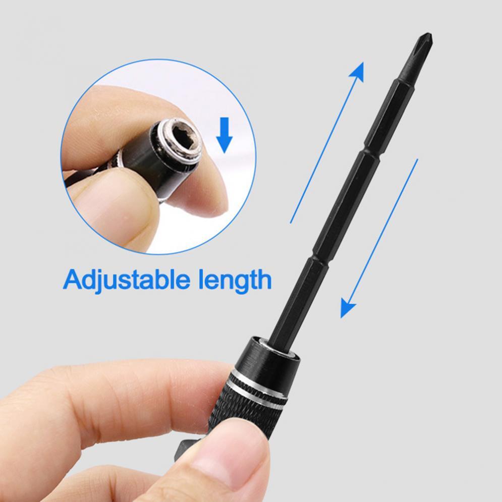 25 In 1 Screwdriver Set Precision Removable Screwdriver Bits Magnetic Hand Tools