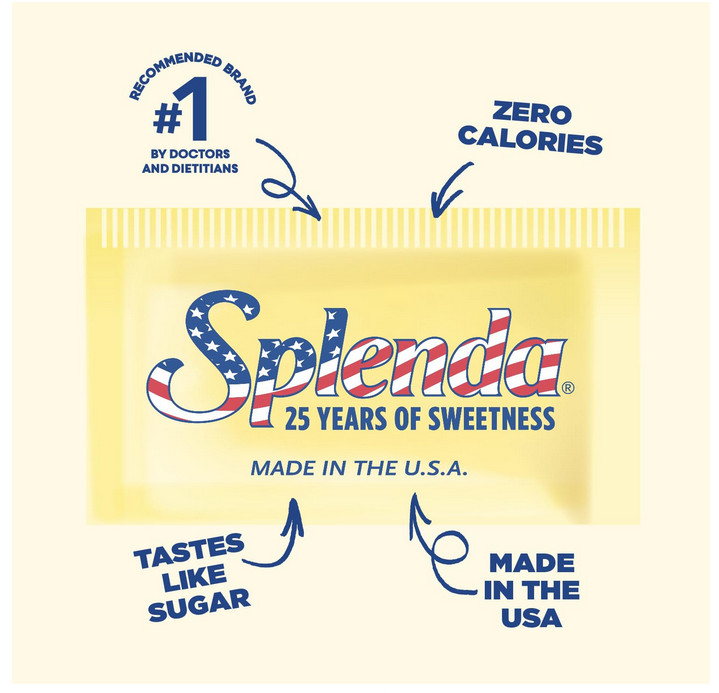 SPLENDA Zero Calorie Sweetener, 2000 Count Packets