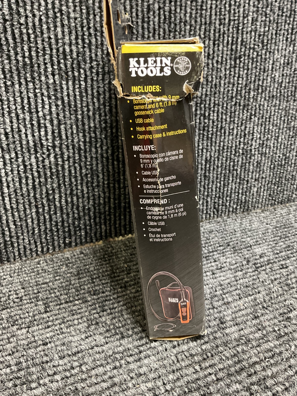 Klein Tools ET20 Wi-Fi Borescope 9mm 6ft Armored Multi