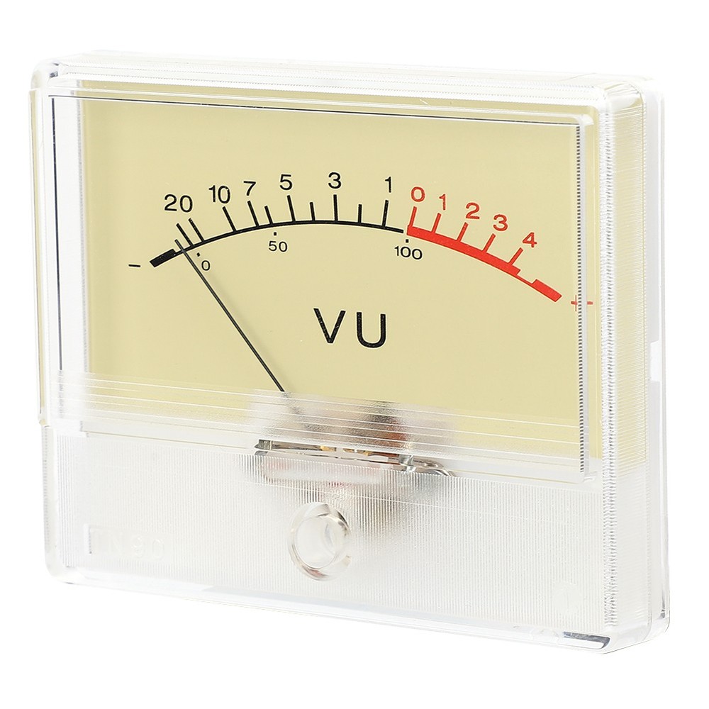 T‑90 DB Amplifier Level VU Meter Header Meter With Light Bulb Audio