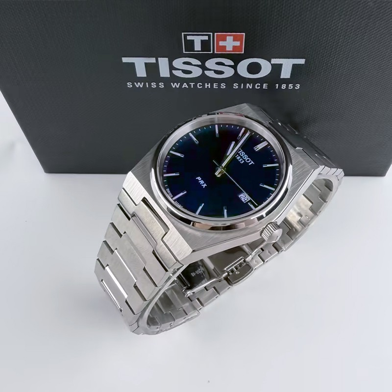 Tissot PRX/316L T137.410.11.041.00 Blue Dial Men's Quartz Chronograph Watch 40MM
