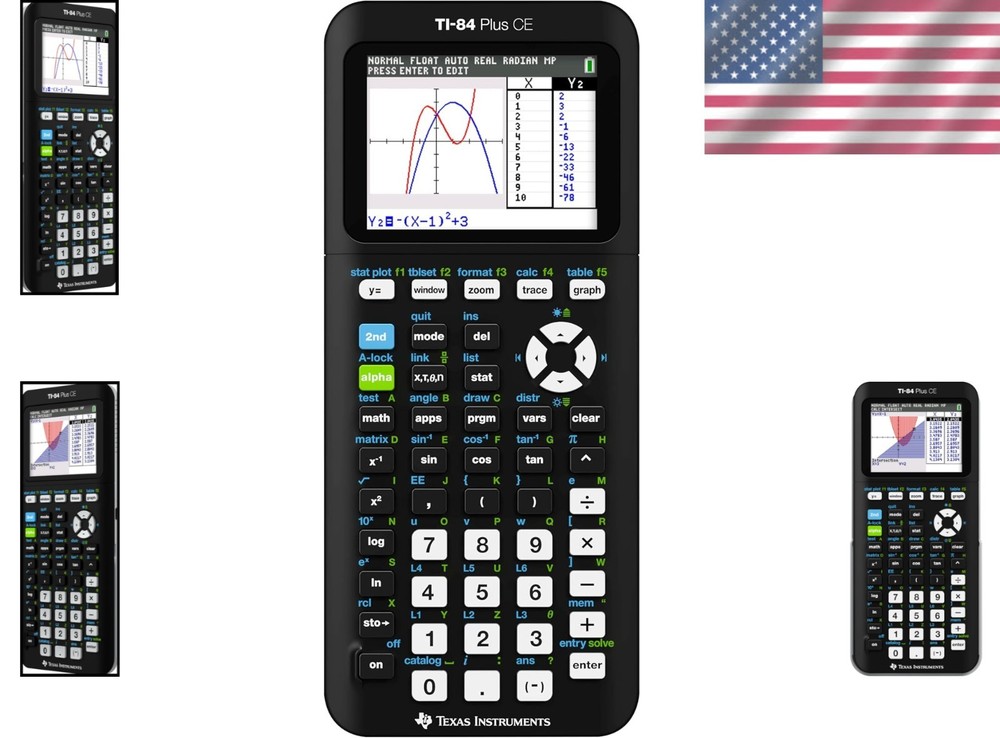 High-Resolution TI-84 Plus Graphing Calculator