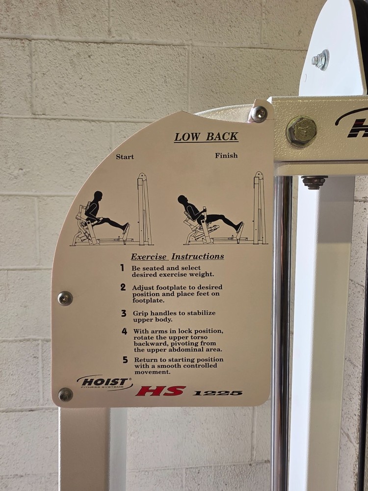 HOIST Low Back Selectorized Machine HS 1225 Commercial