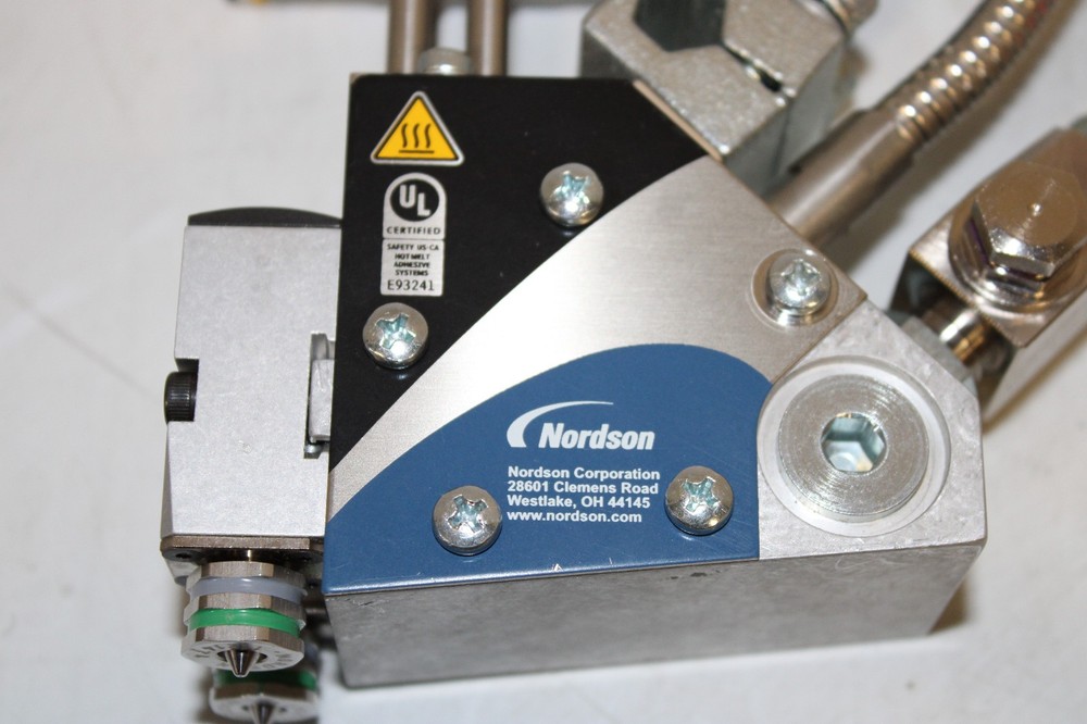 NORDSON GLUE APPLICATOR DETAILED COMPONENTS BELOW MISSING TAG NEW