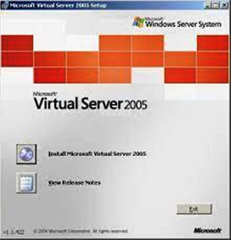 Microsoft Virtual Server 2005 R2 Standard Full Version w/ Permanent License