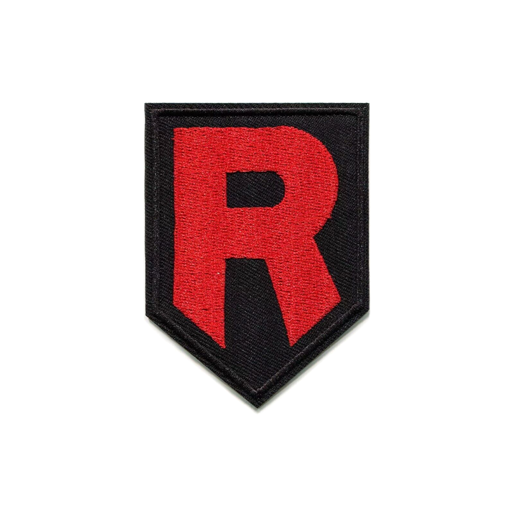 Team Rocket Logo Pokemon Theme Embroidered Iron On Patch DIY Applique