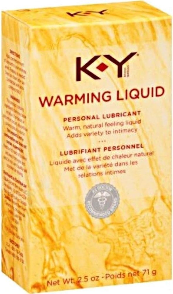 K-Y Warming Liquid Lubricant, 2.5 oz