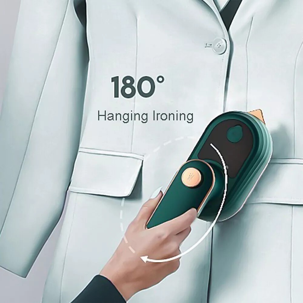 Micro Steam Iron Machine Mini Portable Steamer Handheld Garment Clothes Ironing