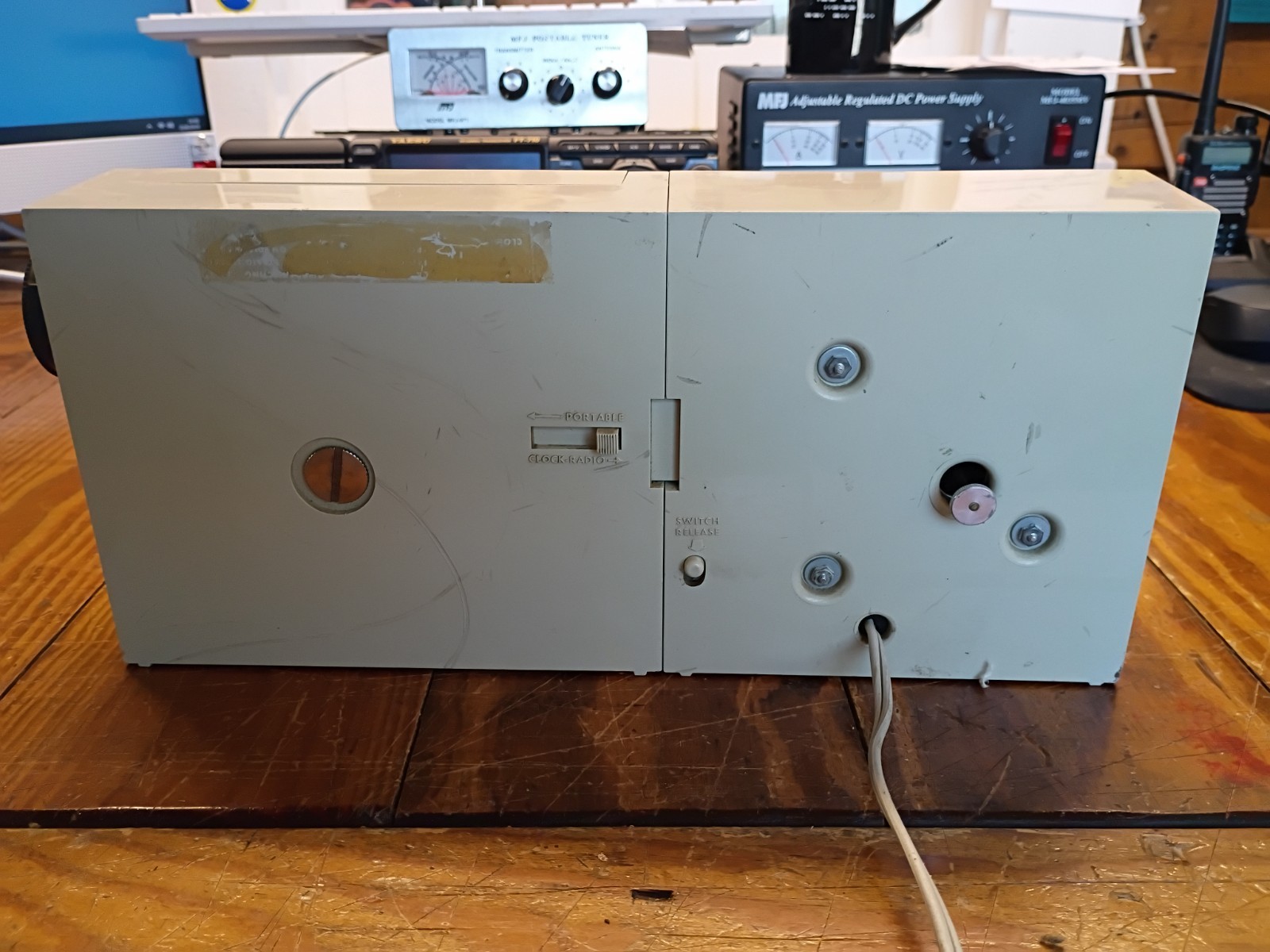 ✨RARE 1955 General Electric Model 680 Convertible Clock Radio - Parts Restore ✨