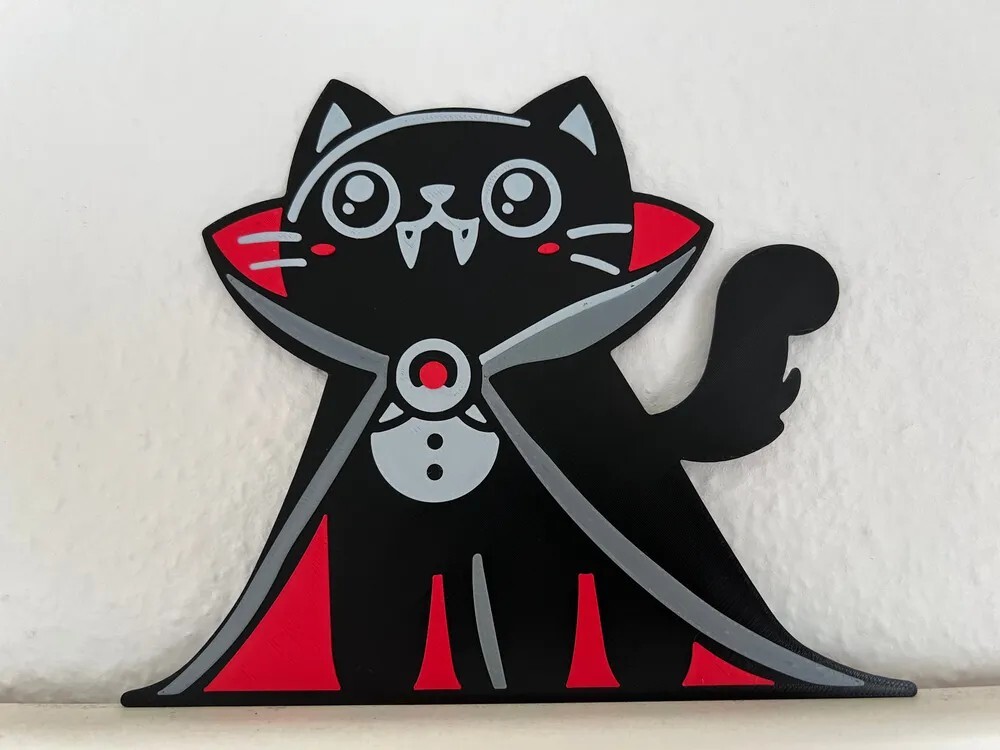 Dracula Cat Halloween Decoration 🧛🐱🎃