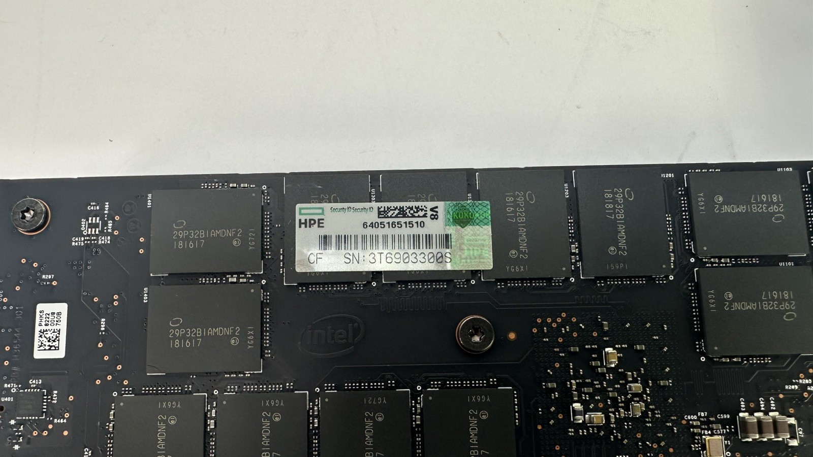HPE Intel DC Optane P4800X 750GB NVMe PCIe x4 SSD WI AIC 878038-B21 30DWPD 41PBW