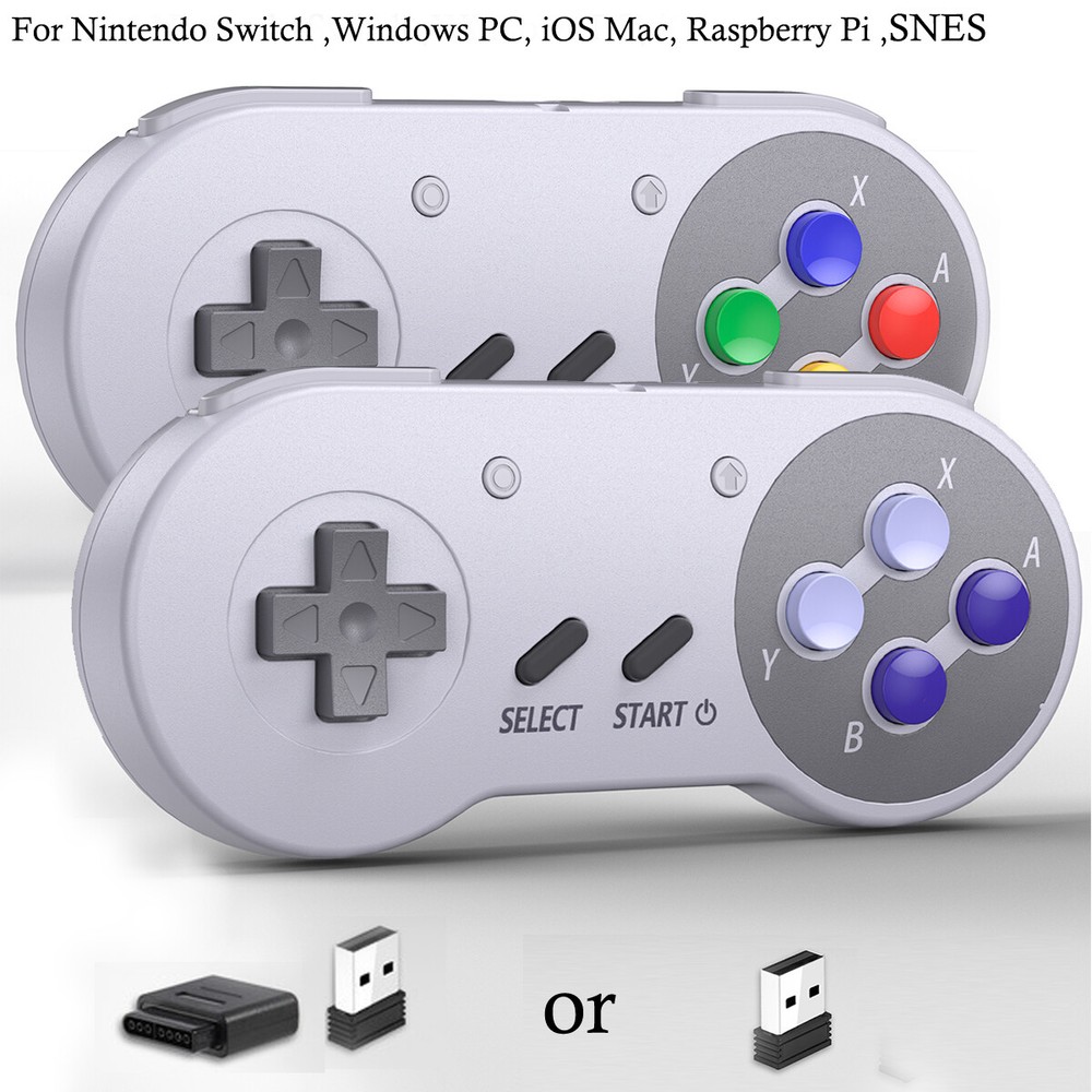 Wireless SNES Switch Controller Compatible SNES,Switch, PC, Mac OS,Raspberry Pi