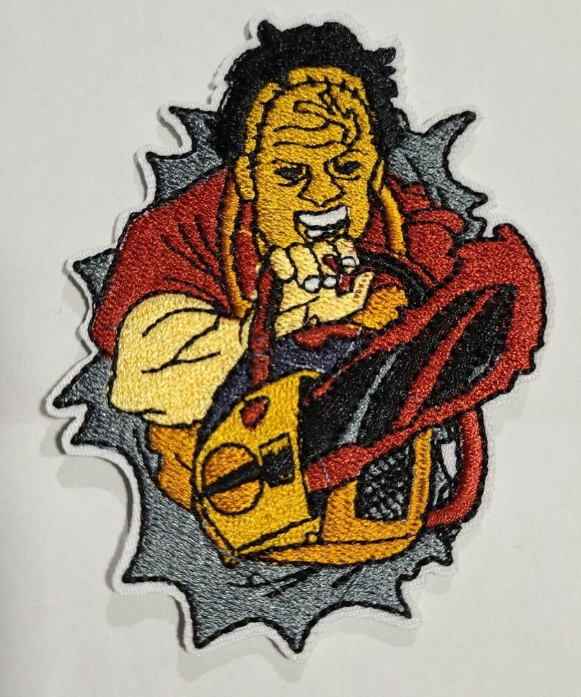 Texas Chainsaw Massacre "Chainsaw" Embroidered Patch -new