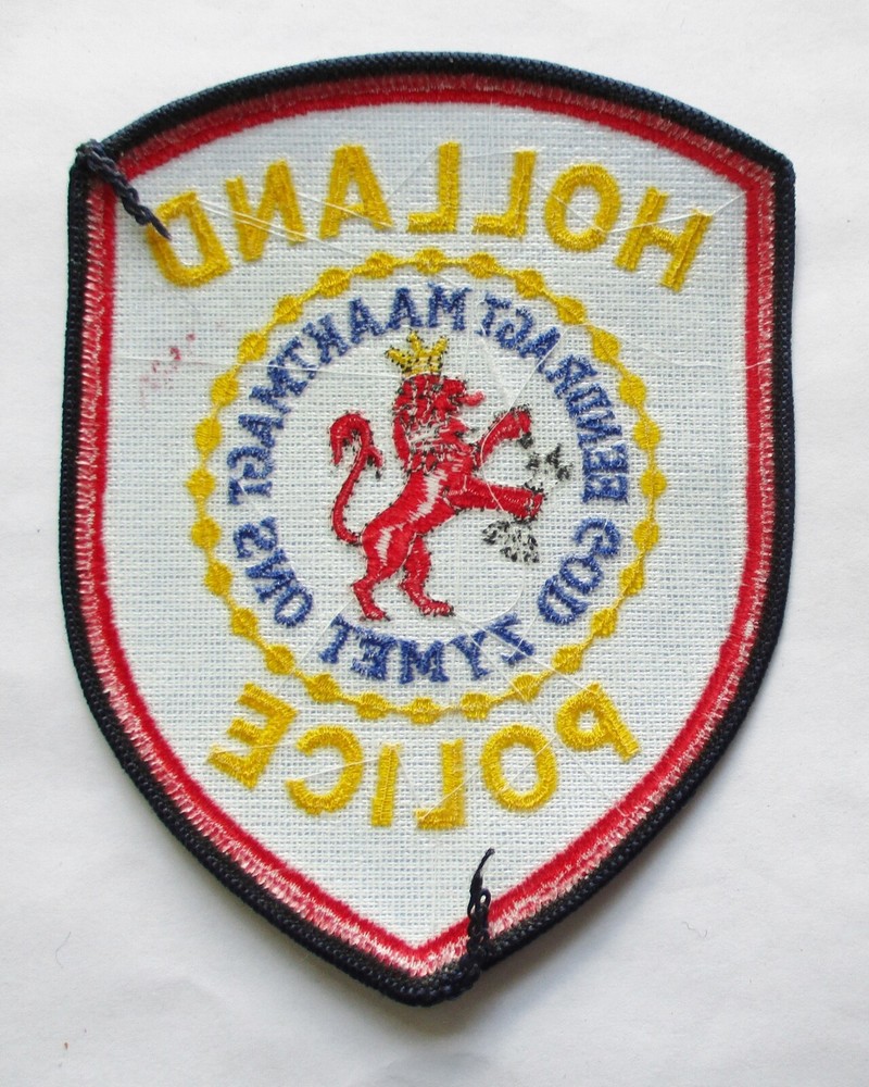 HOLLAND MICHIGAN POLICE PATCH Original