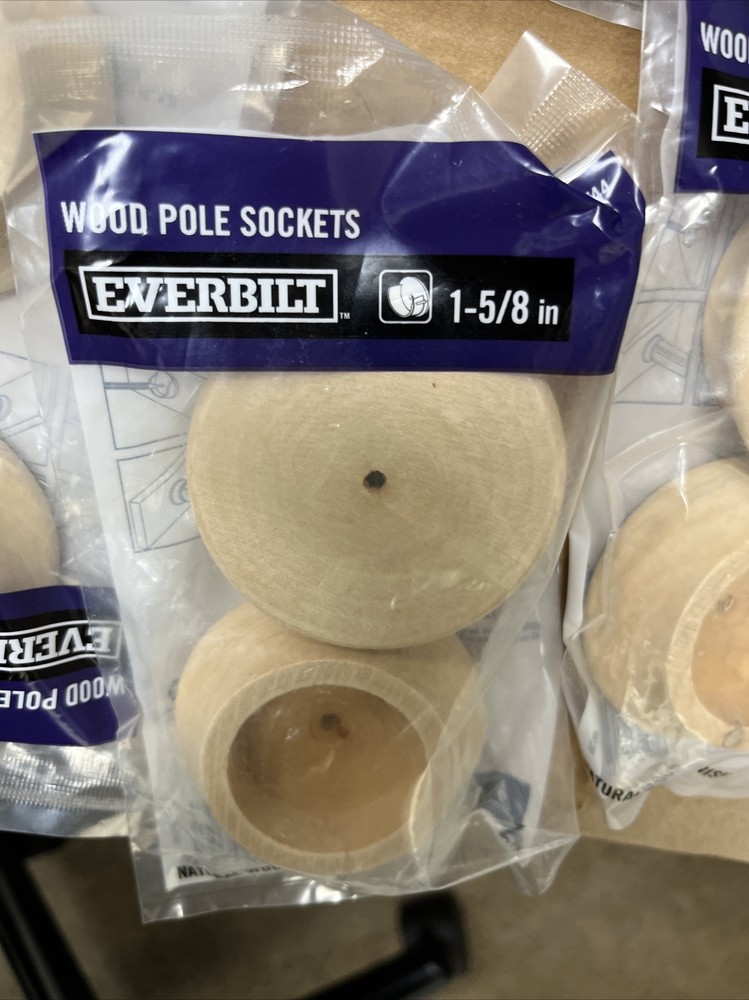 Everbilt 1-5/8 in. Wood Pole Sockets (9 SET )