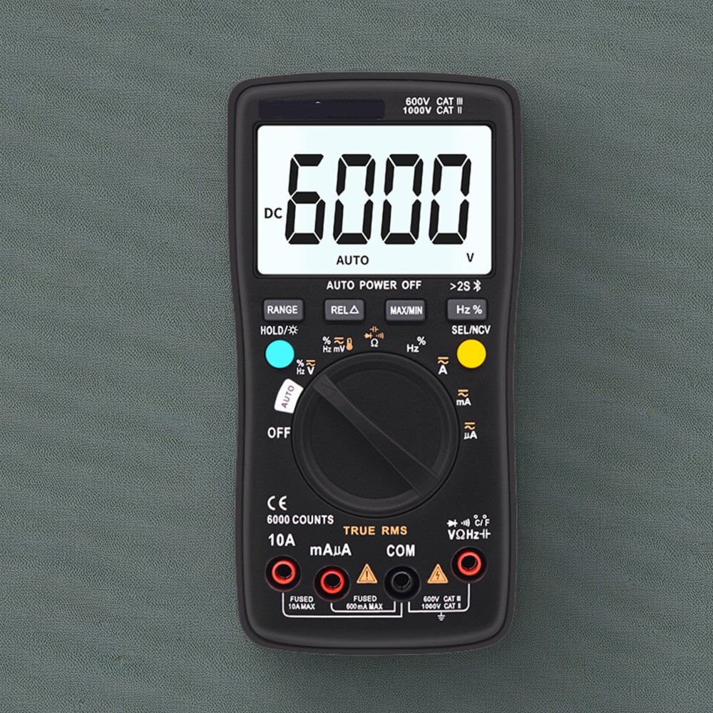 Wireless Digital Multimeter True RMS Manual/Auto Ranging 6000 Counts DMM