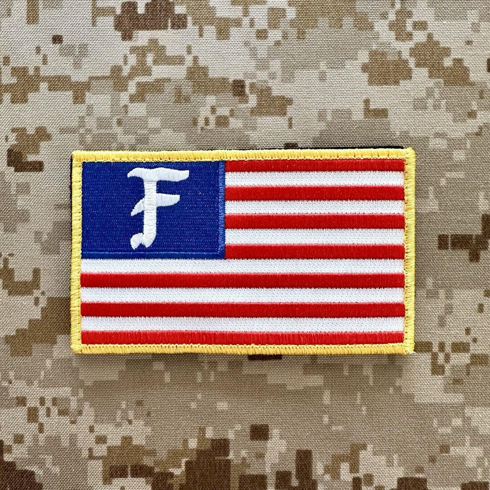 Forward Observations Group FOG F Flag Patch 5" x 3" LARGE