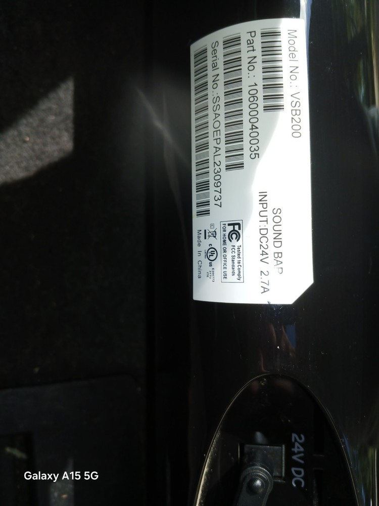 Vizio VSB200 Sound Bar