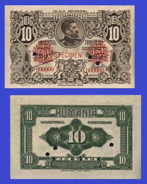 Romania romania 10 lei 1920 /- Copy