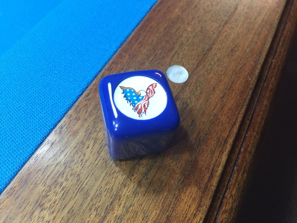USA Eagle Billiard Pool Cue Tip Chalk Holder Table Chalker