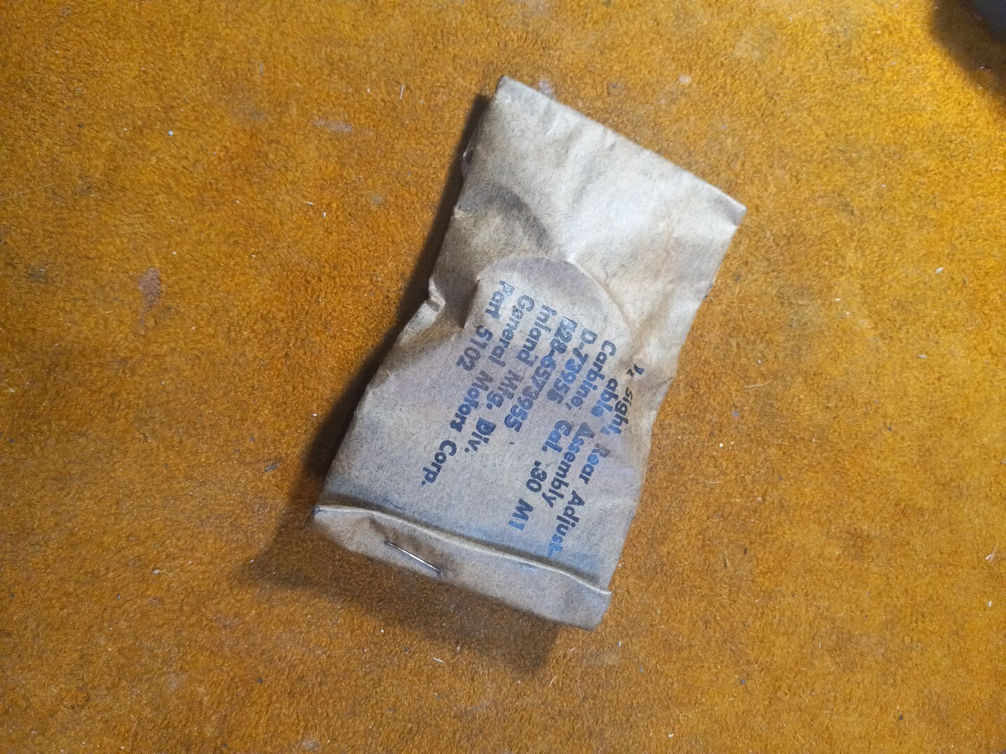 M1 Carbine Rear Sight Inland Milled Adjustable PI stamped