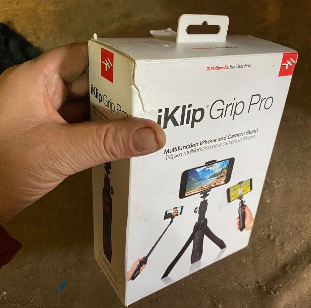 iKlip Grip Pro Multifunction iPhone/Cell Phone And Camera Stand