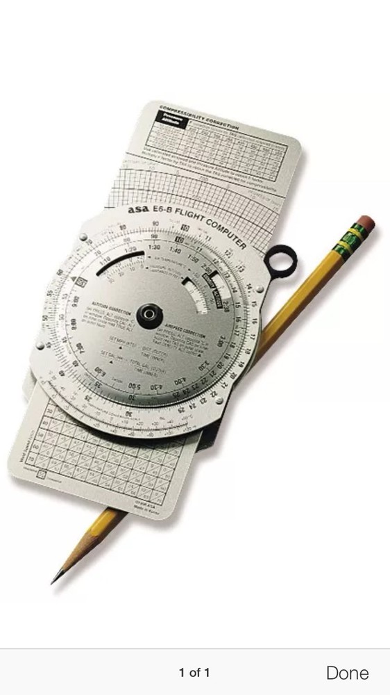 NEW ASA Micro E6-B Flight Computer | ASA-E6B-1 | Brushed Aluminum