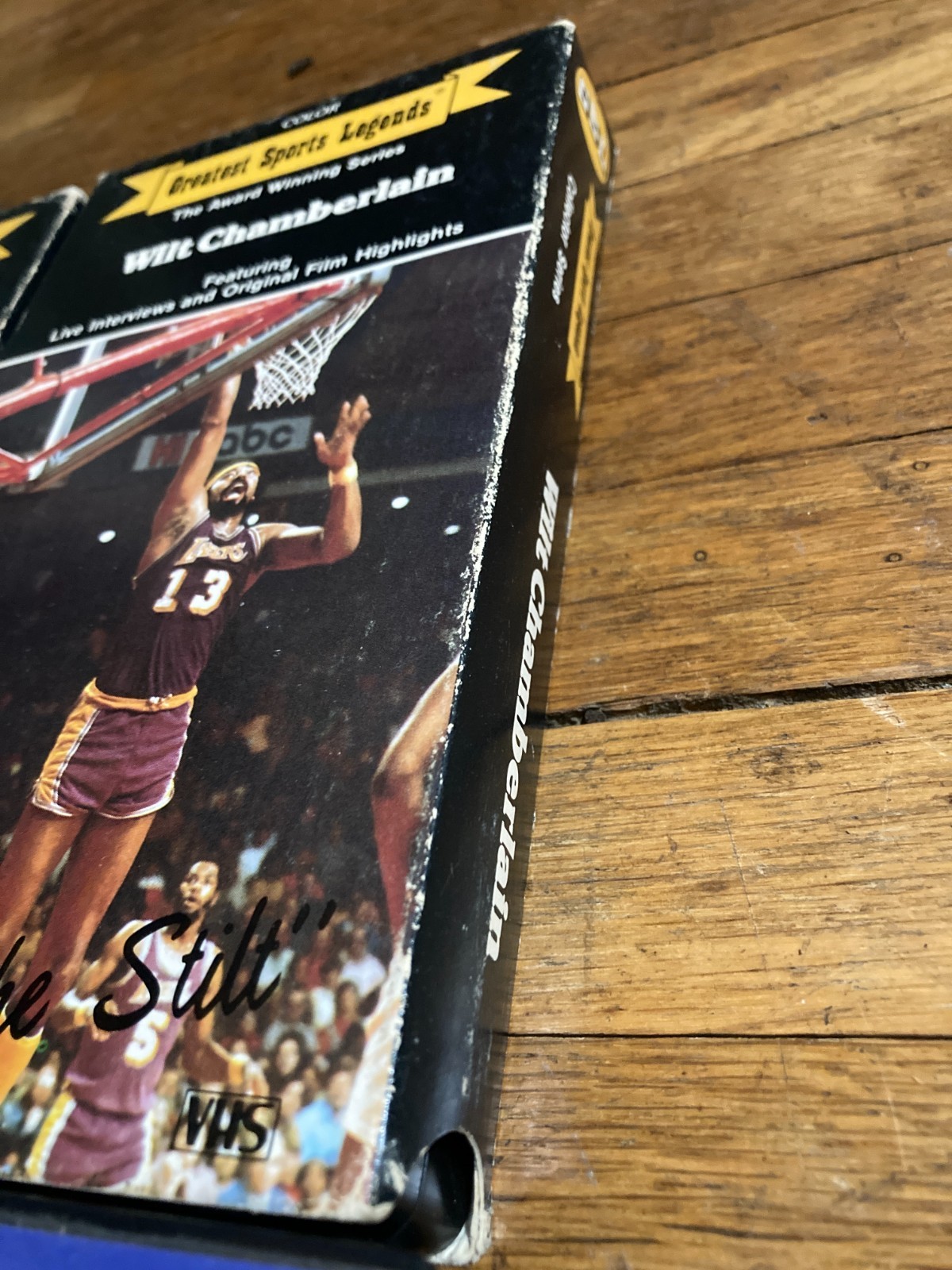 Greatest Sports Legends VHS lot of 7 Wilt Chamberlain NBA Basketball LA Lakers