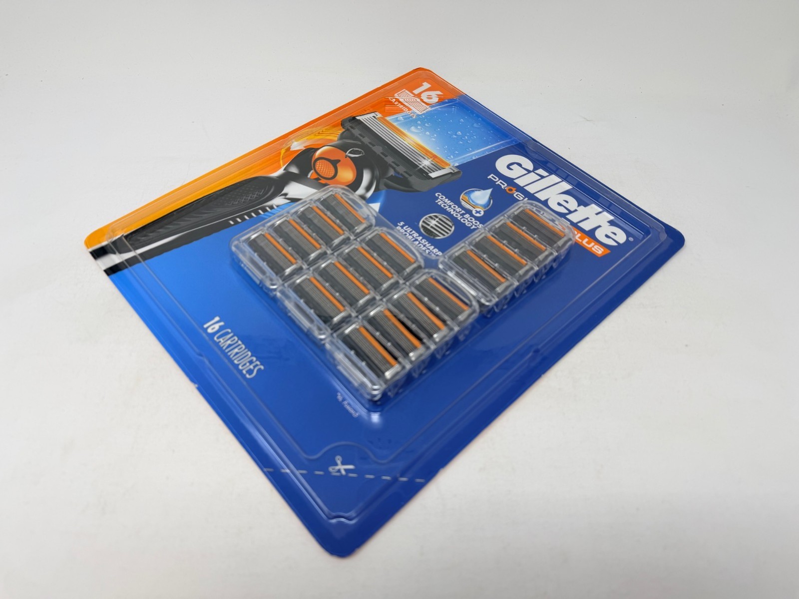 New Gillette ProGlide 5 Plus Razor 16 Pack 16 Cartridges 5-Blade Refills