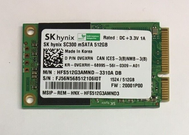 512GB mSATA SSD mixed brands
