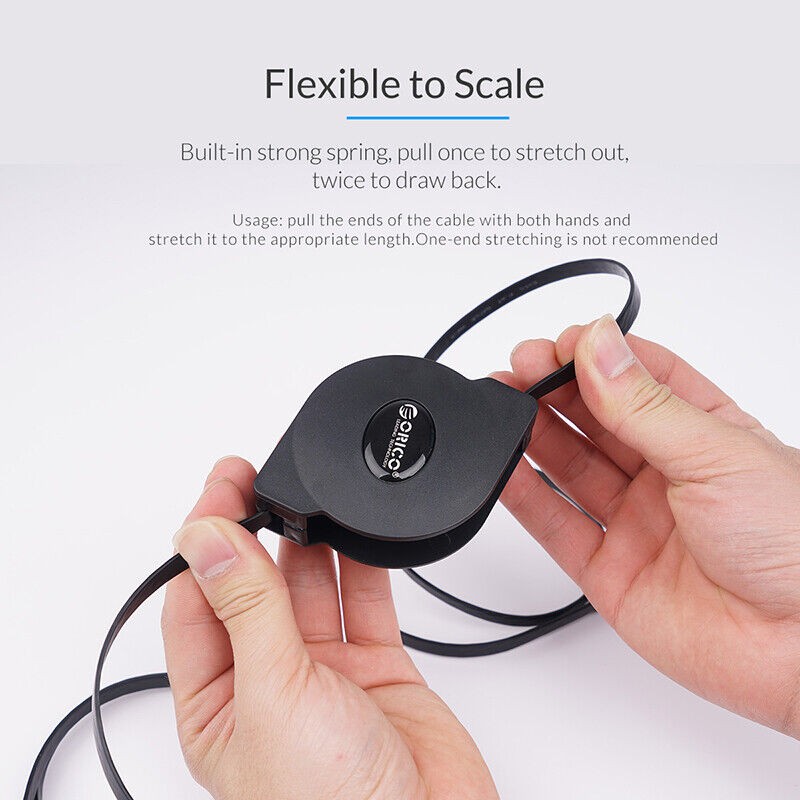 ORICO RJ-45 Ethernet Cable Retractable Ethernet LAN Internet Network Cable