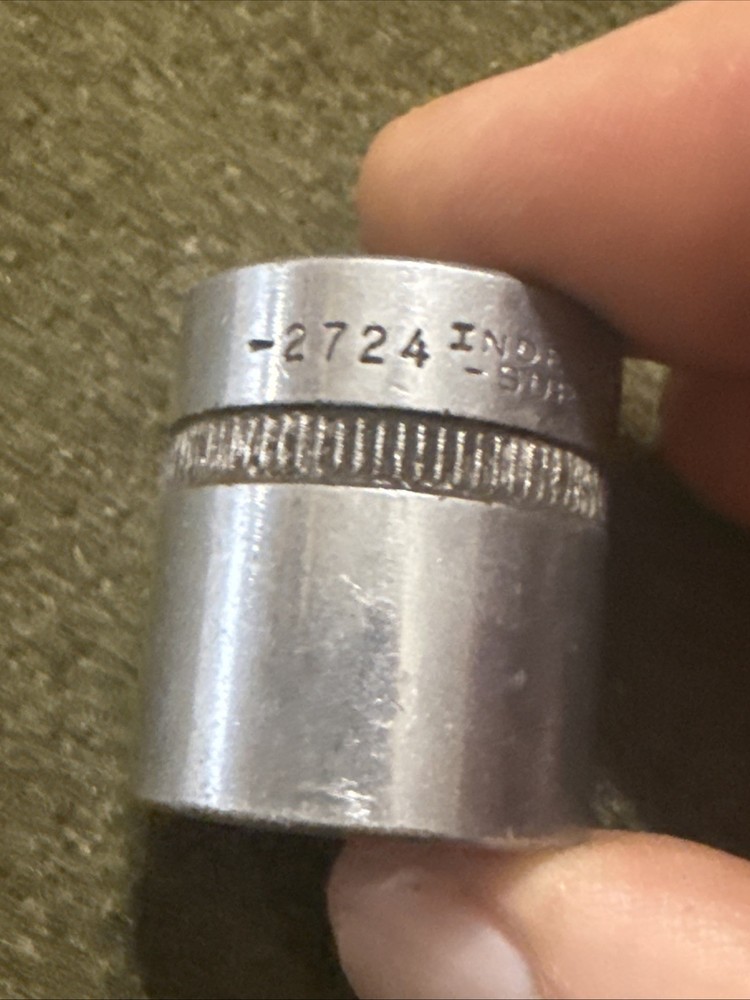 Vintage Indestro Tools 3/4” Socket 3/8" Drive USA 🇺🇸 Nice!