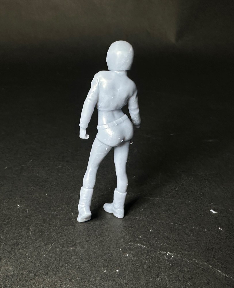 Standing Biker Girl