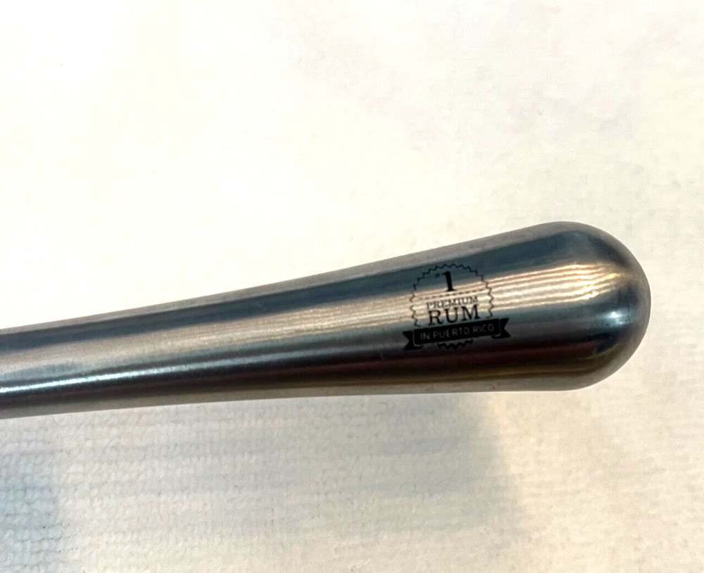 Don Q Rum Muddler - silver/black - NEW unused