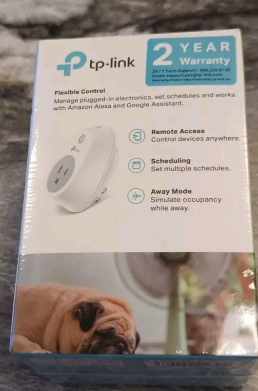 TP-Link - HS100 - Smart WiFi Plug - w/ Google Assistant & Amazon Alexa NEW