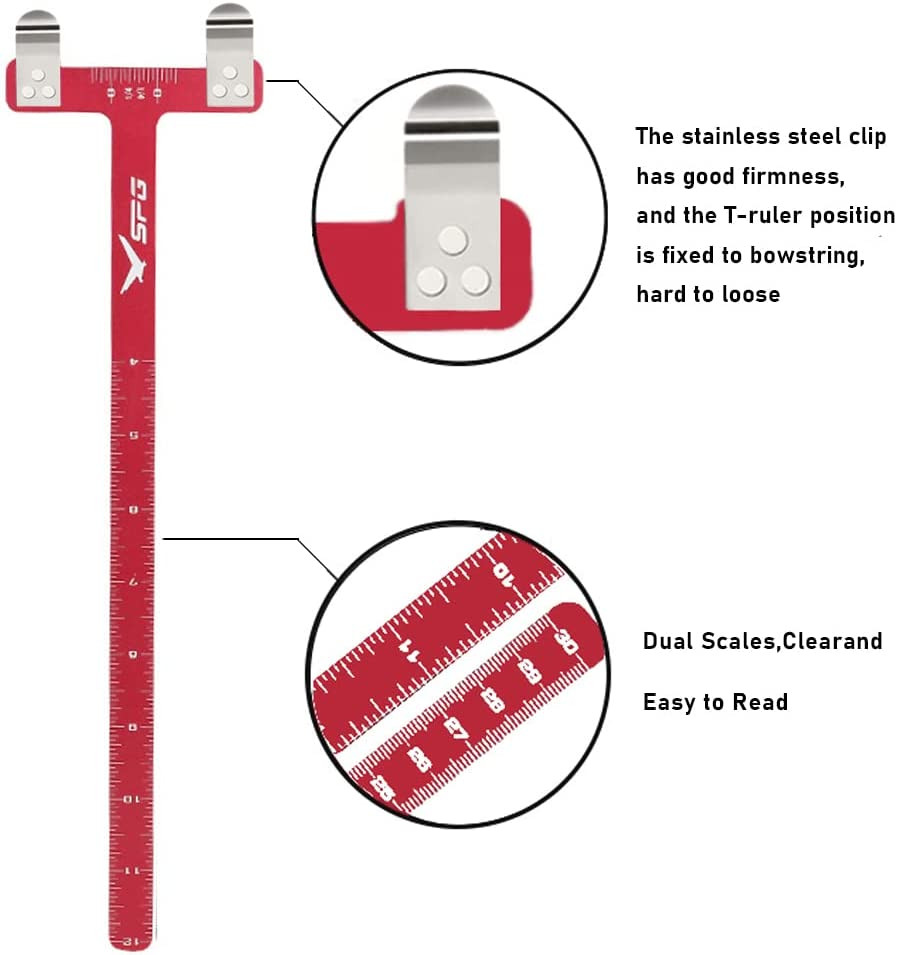 Archery Bow Square Nocking Points Pliers Bow String Knock Kit T Shape Turning Bo