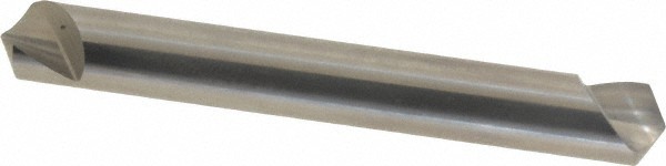 Hertel 1/4" Head Diam, 1/4" Shank, 1 Flute 120? Solid Carbide Countersink 2" ...