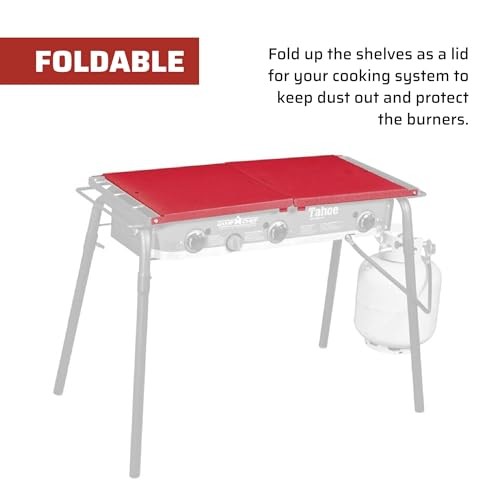 Folding Side for 2 Burners Shelf Set