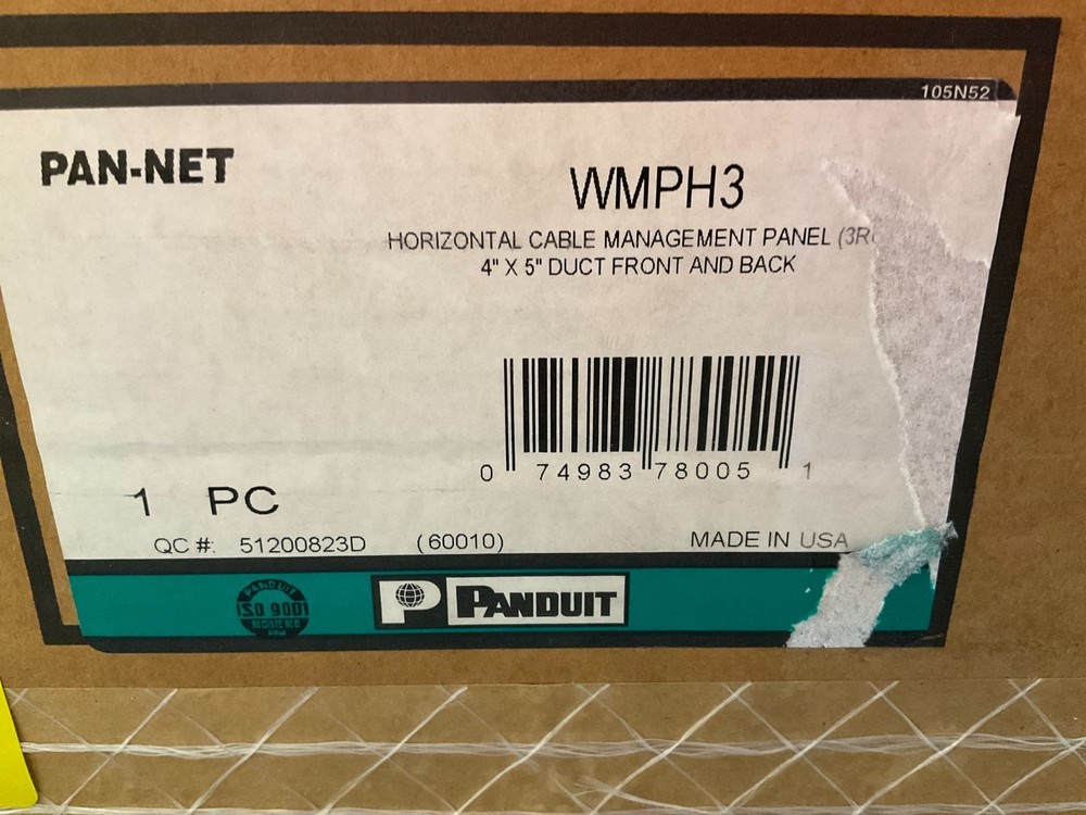 Panduit Horizontal Cable Management System WMPH3 ✅ ❤️️ ✅ ❤️️ OPEN BOX