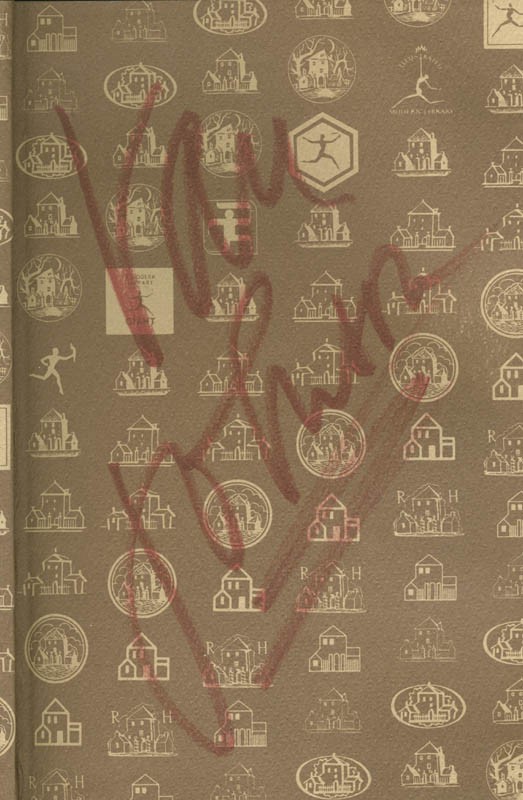 VAN JOHNSON - BOOK SIGNED