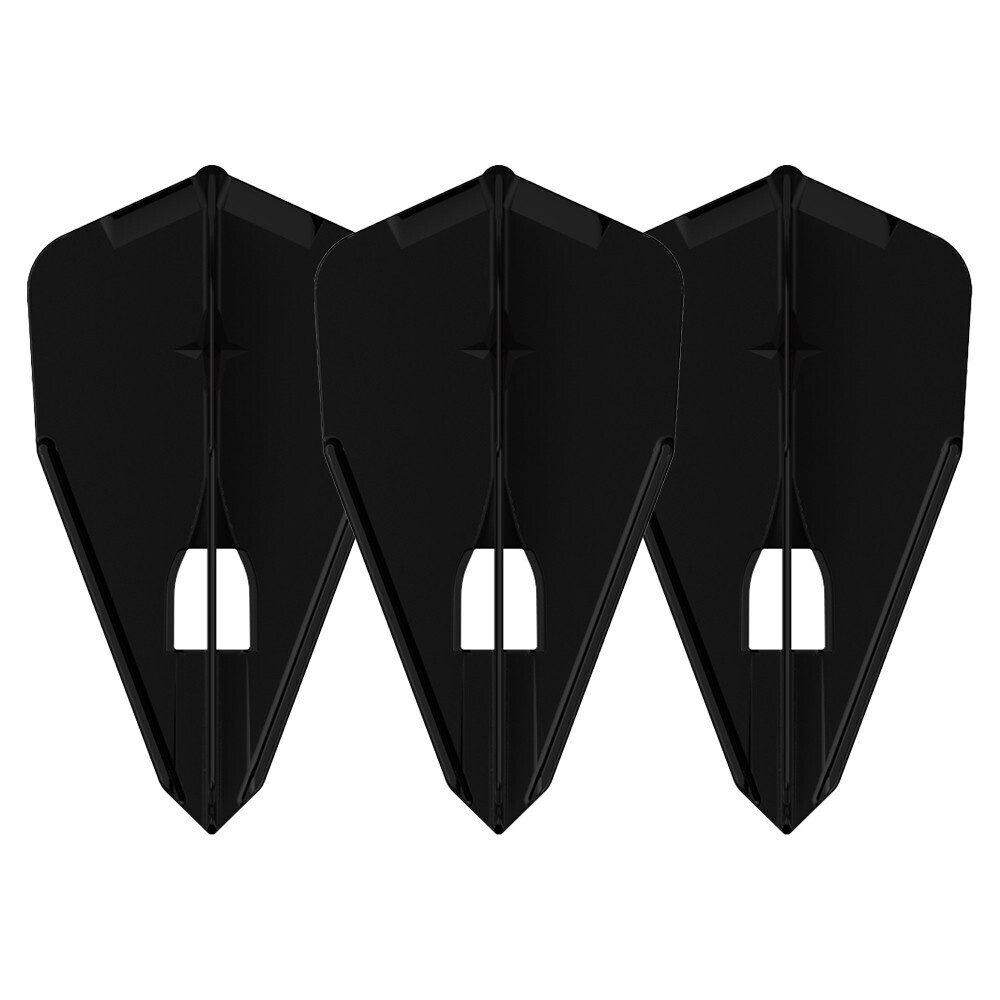 L-Style L8Pro Bullet Flights - Black