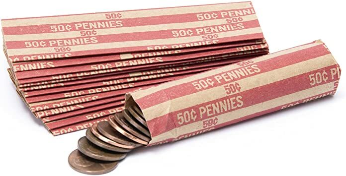 *35* US Penny Wrappers FREE SHIPPING Tubes Pop Up Sleeves